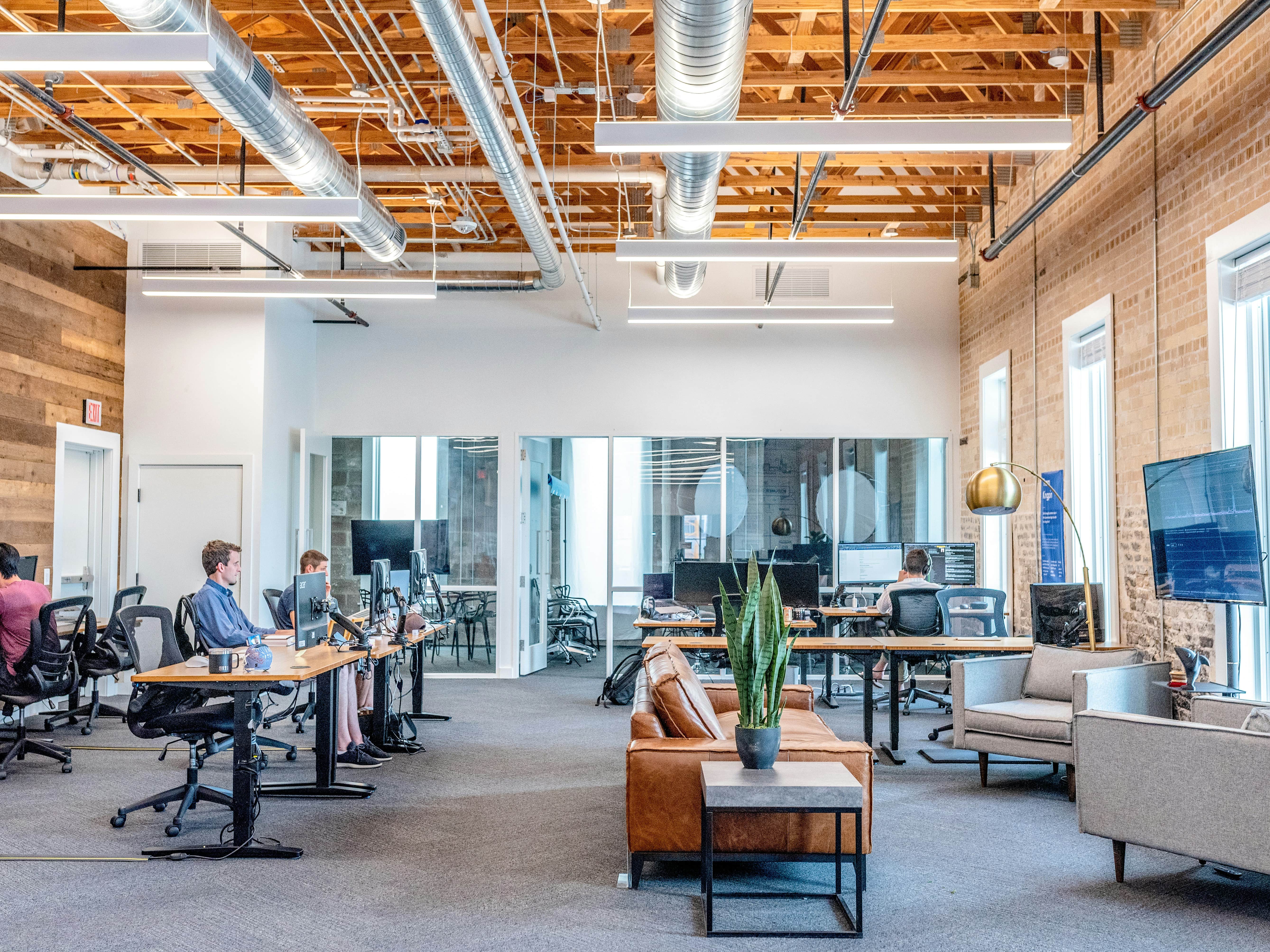 an office space